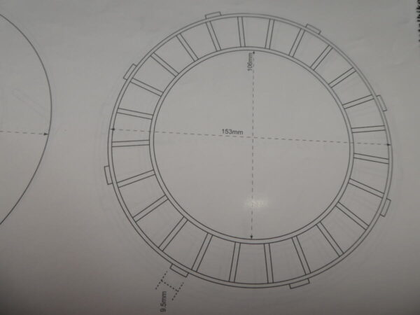 koppelingsplaat  bekleed A/B (surflex) - Afbeelding 3