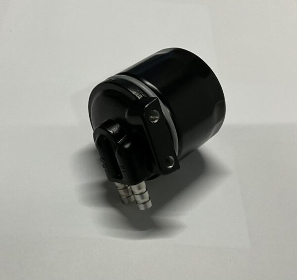 Extern oliefilterholder with filter.